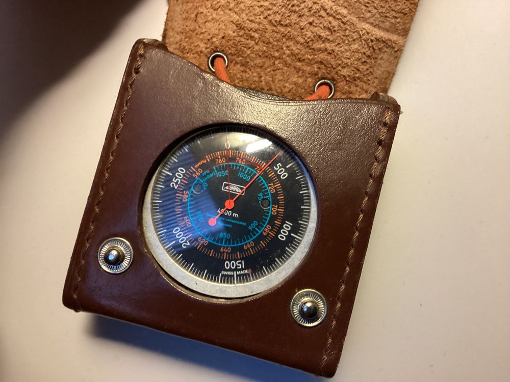 Höhenmeter/Altimeter „THOMMEN TS“ Swiss Made mit Schutzetui (Gebraucht ...
