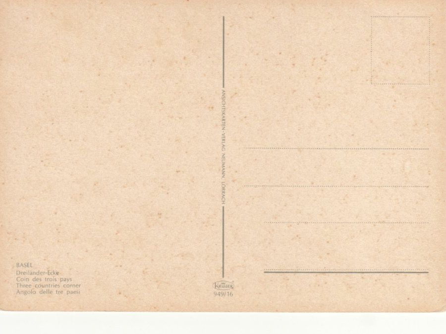 Cartoline postali: Basel ca. 1970 – Usato da Bürglen TG venduto da StampGraf 1