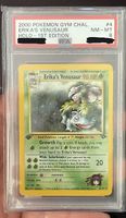 POKEMON 1ST ED ERIKA'S VENUSAUR 4 ENG PSA8