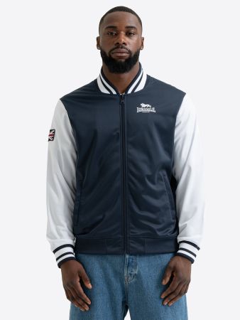 Lonsdale Eltham Trainingsjacke Darknavy/Weiss M