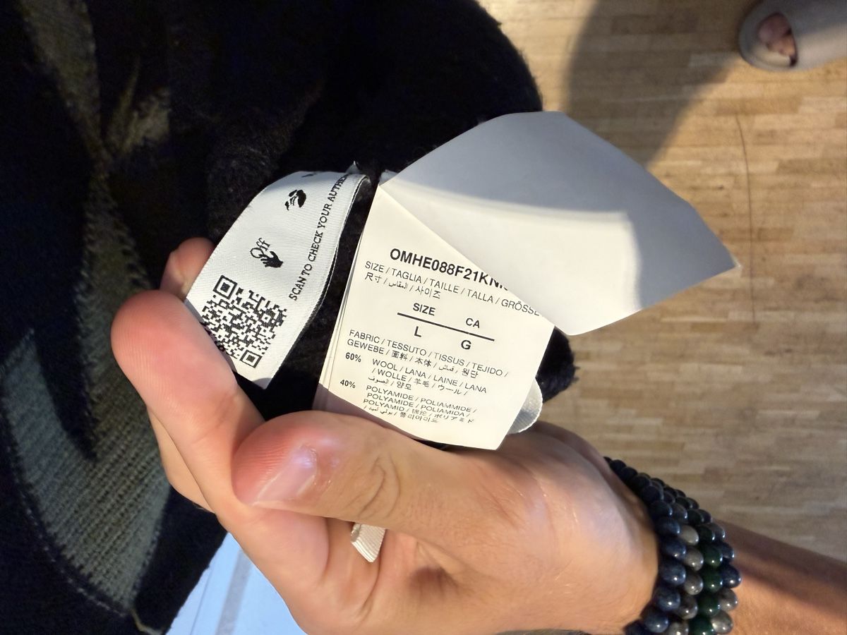 Off-White Maglioni & Felpe: Off-White Wool Sweater – Usato da Genève venduto da SG_73 2