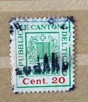Briefmarke: Republik & Kanton Tessin, 20 Cent, Rarität!