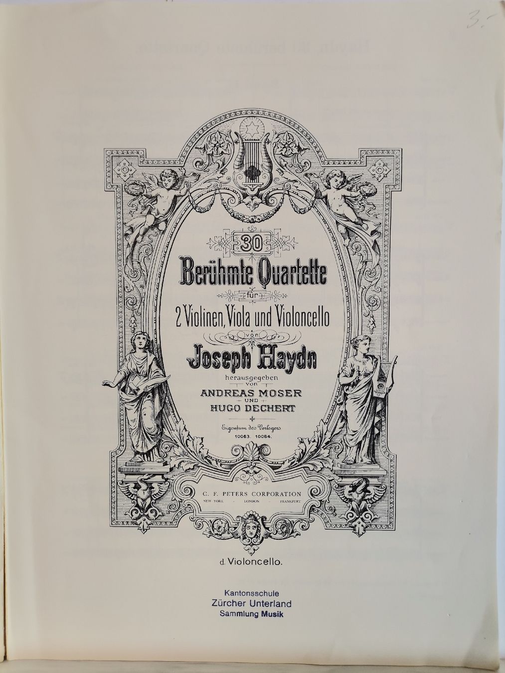 Libri: Joseph Haydn: 30 berühmte Quartette – Usato da St. Gallen venduto da Bir_Rer 1