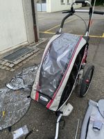 Chariot Kinder Velo Anhänger + Zubehöhr, Sommer, Regenschutz