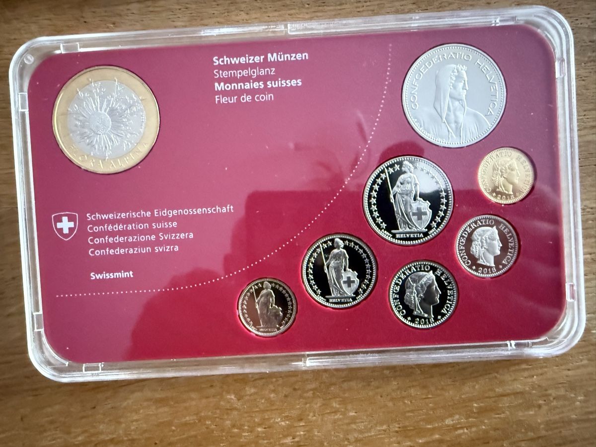 Tutti le monete: Schweizer Münzsatz 2018 Schweizer Münzen – Nuovo e nell'imballaggio originale da Goldach venduto da Donpancho 5