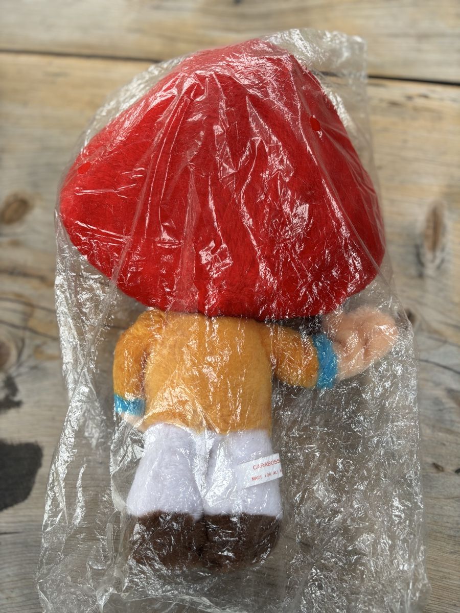 Giocattoli: Pilzmännchen Stofftier 1978 – Nuovo e nell'imballaggio originale da Würenlos venduto da Ashley24 1