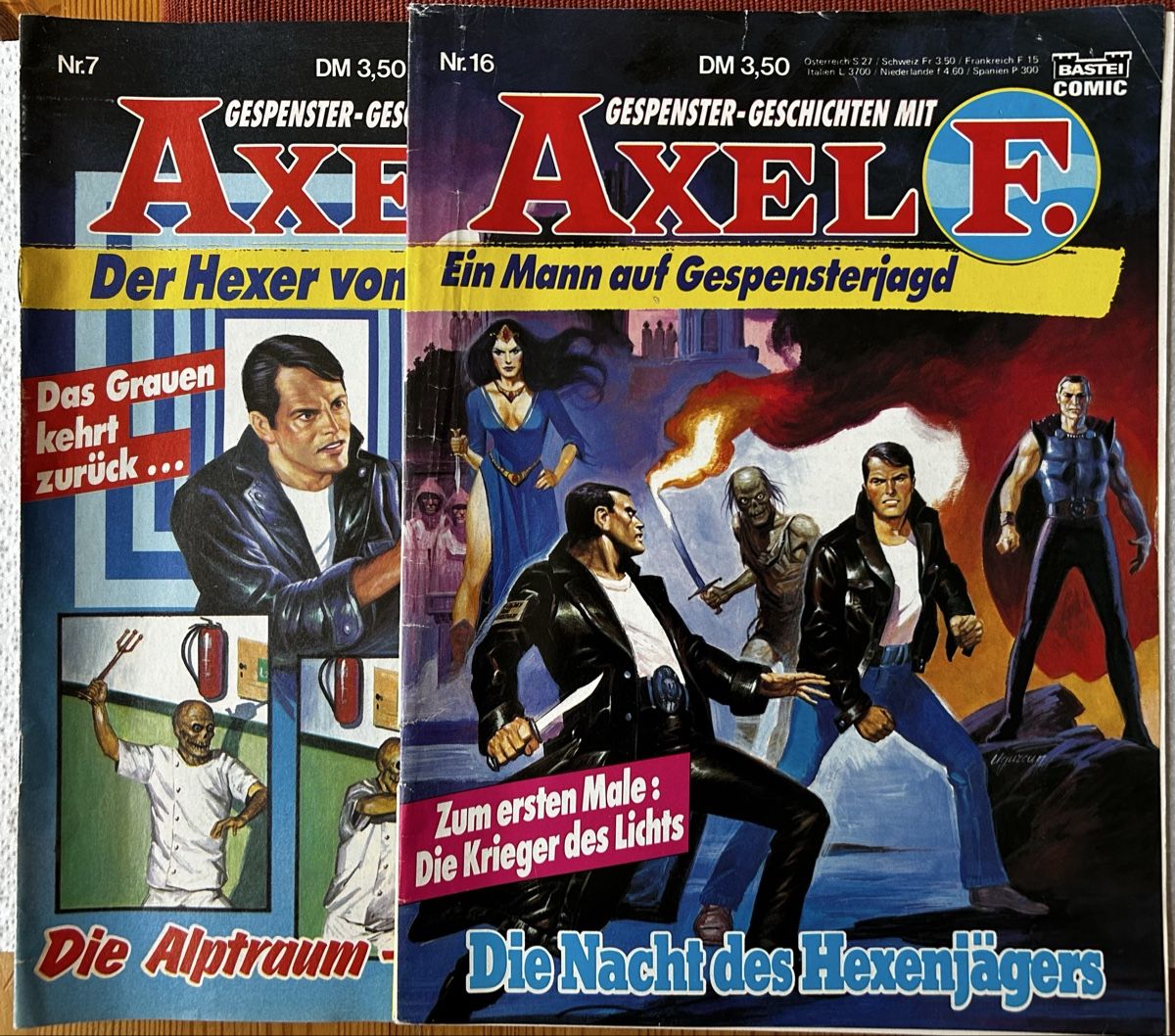 BD: 2 Axel-Comics, Heft 7, 1988, Heft 16, 1989 – D'occasion à Lengnau BE par AgriOttu
