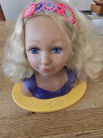 Babypuppe Schminkkopf, Blonde Haare, Top Zustand!