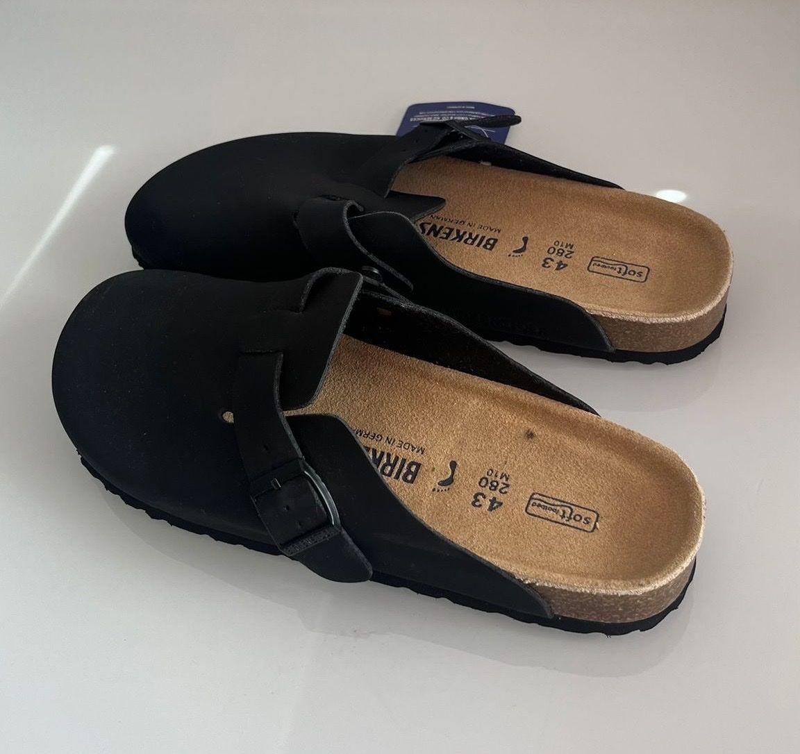 Birkenstock Scarpe da uomo: Birkenstock Clogs Gr. 43 Schwarz – Nuovo (secondo la descrizione) da Gsteigwiler venduto da deliciouslook 1