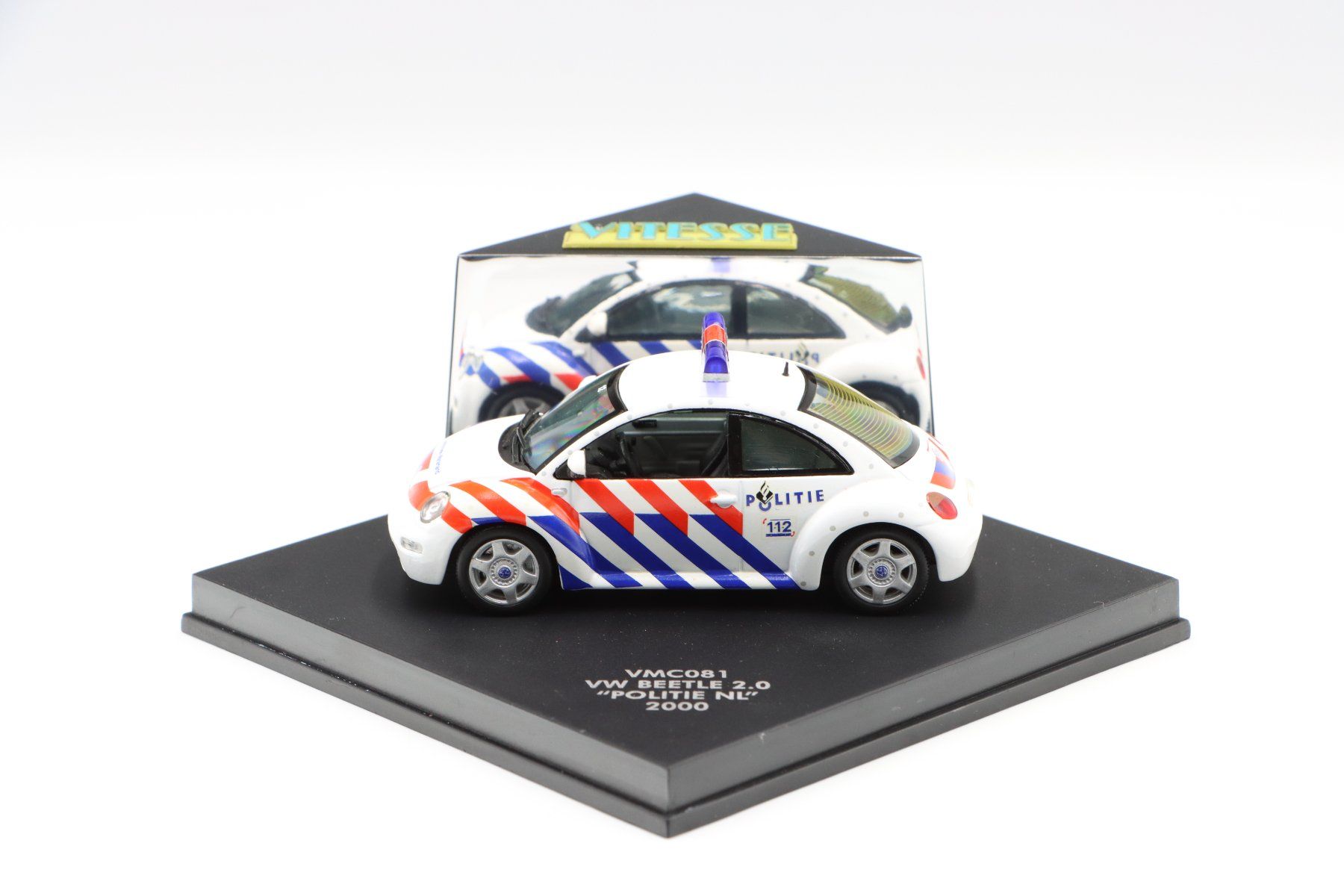 Volkswagen Modellini d'auto: VW Beetle 2.0 Polizei NL 2000 1:43 Vitesse – Nuovo (secondo la descrizione) da Bühl b.Aarberg venduto da modelldiecast 4