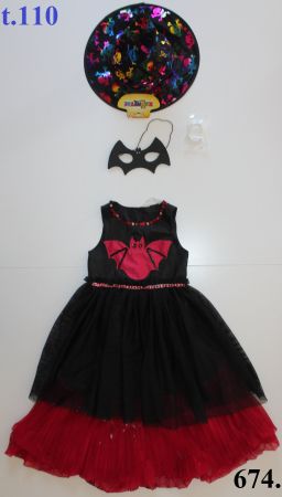Costume sorcière - vampire / Hexe - Vampir t. 110