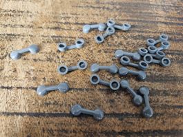 lego 6190 lot de 18 pièces Dark Bluish Gray Bar 1 x 3 with