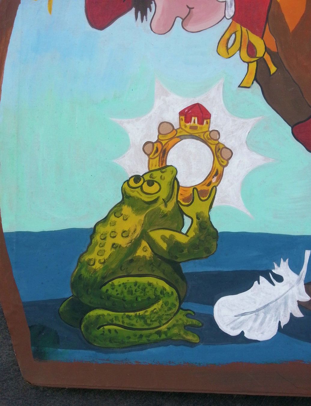 Dipinti: Gemälde Märchen: Die drei Federn, um 2000 – Usato da Oberriet SG venduto da ganesh435 2