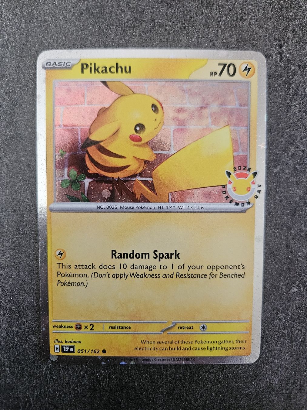 Pokémon Sammelbilder & Trading cards: Pickachu TEF EN 051/162 – Neu (gemäss Beschreibung) aus Aarau von san_pb85