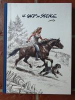Derib Tirage de Tête Le Galop du Silence dédicacé aquarellé