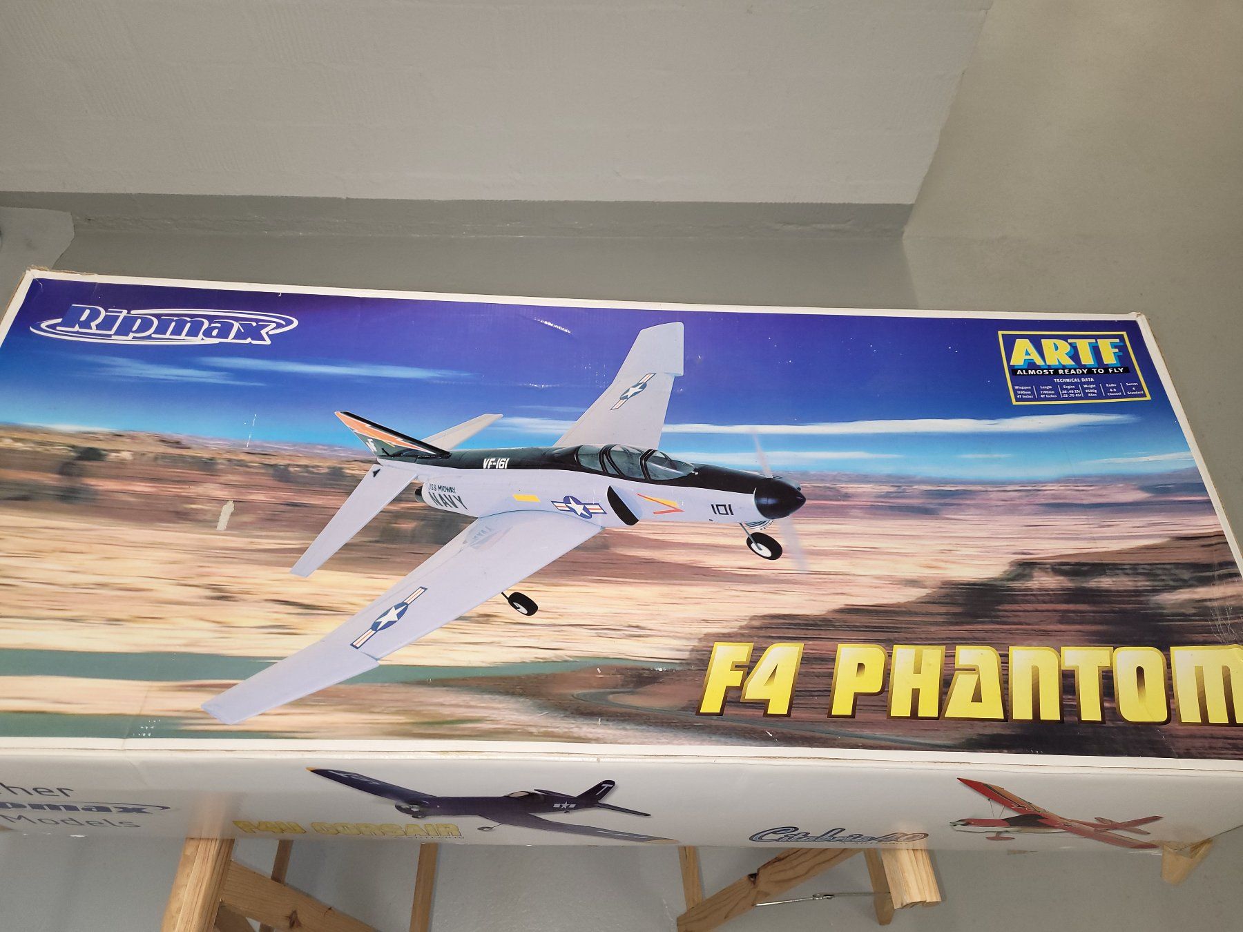 Modellismo RC: F-4 Phantom Propjet ARF. Bausatz Neu+OVP. – Nuovo e nell'imballaggio originale da Winterthur venduto da testi67