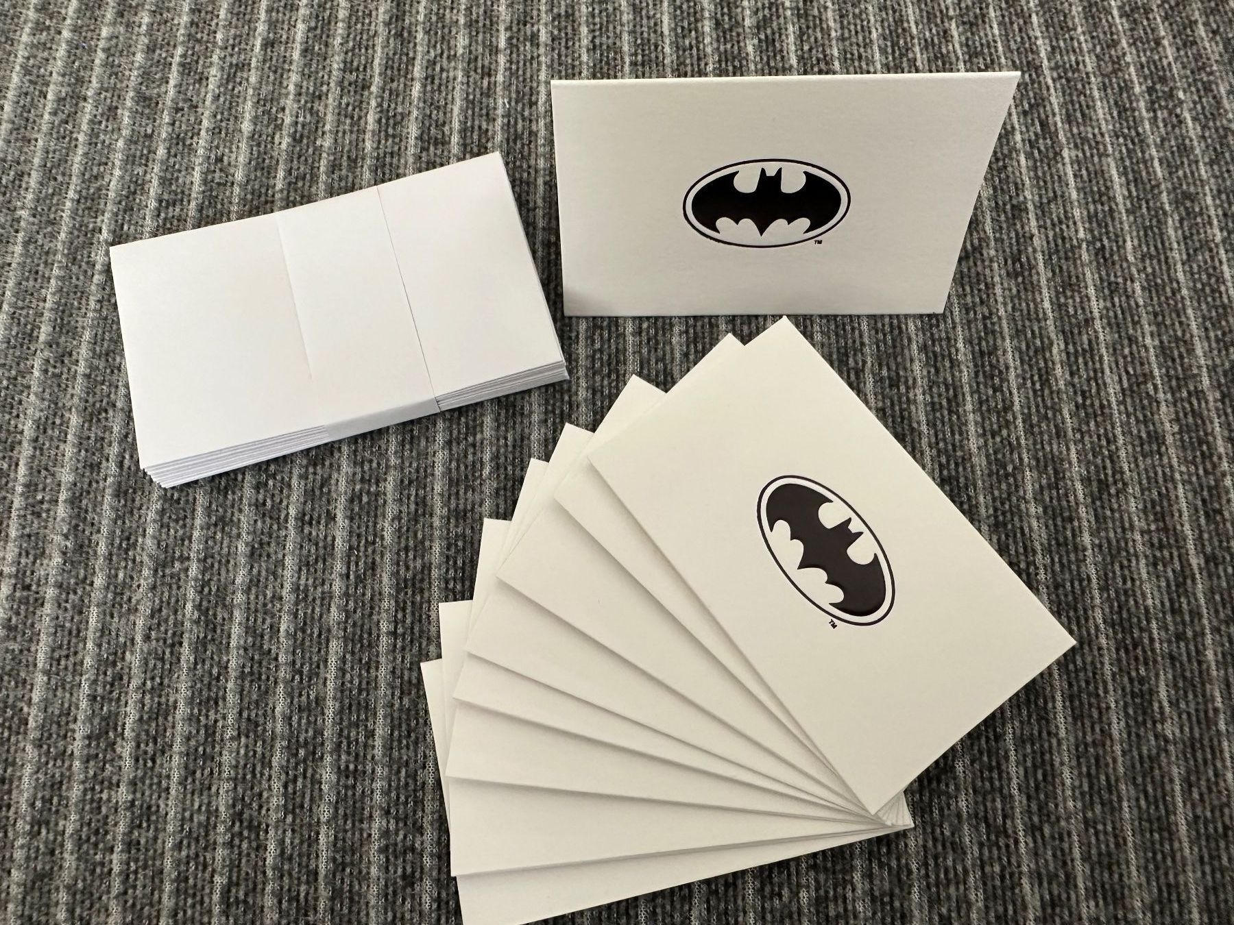Cartoline: Batman-Kärtchen (gefaltet) mit Couverts – Nuovo (secondo la descrizione) da Dierikon venduto da Butcherboy 2