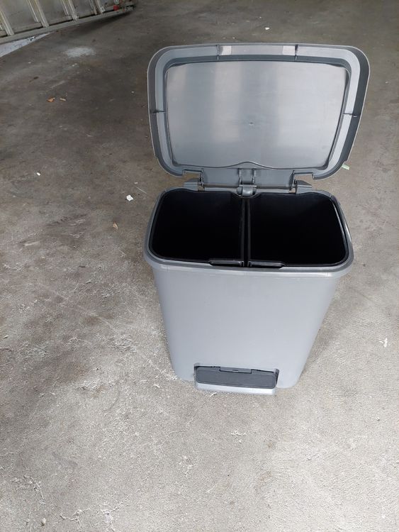 Cestini per rifiuti: Treteimer mit 2 Fächern und Pedal – Usato da Golaten venduto da rohrspatz01 2