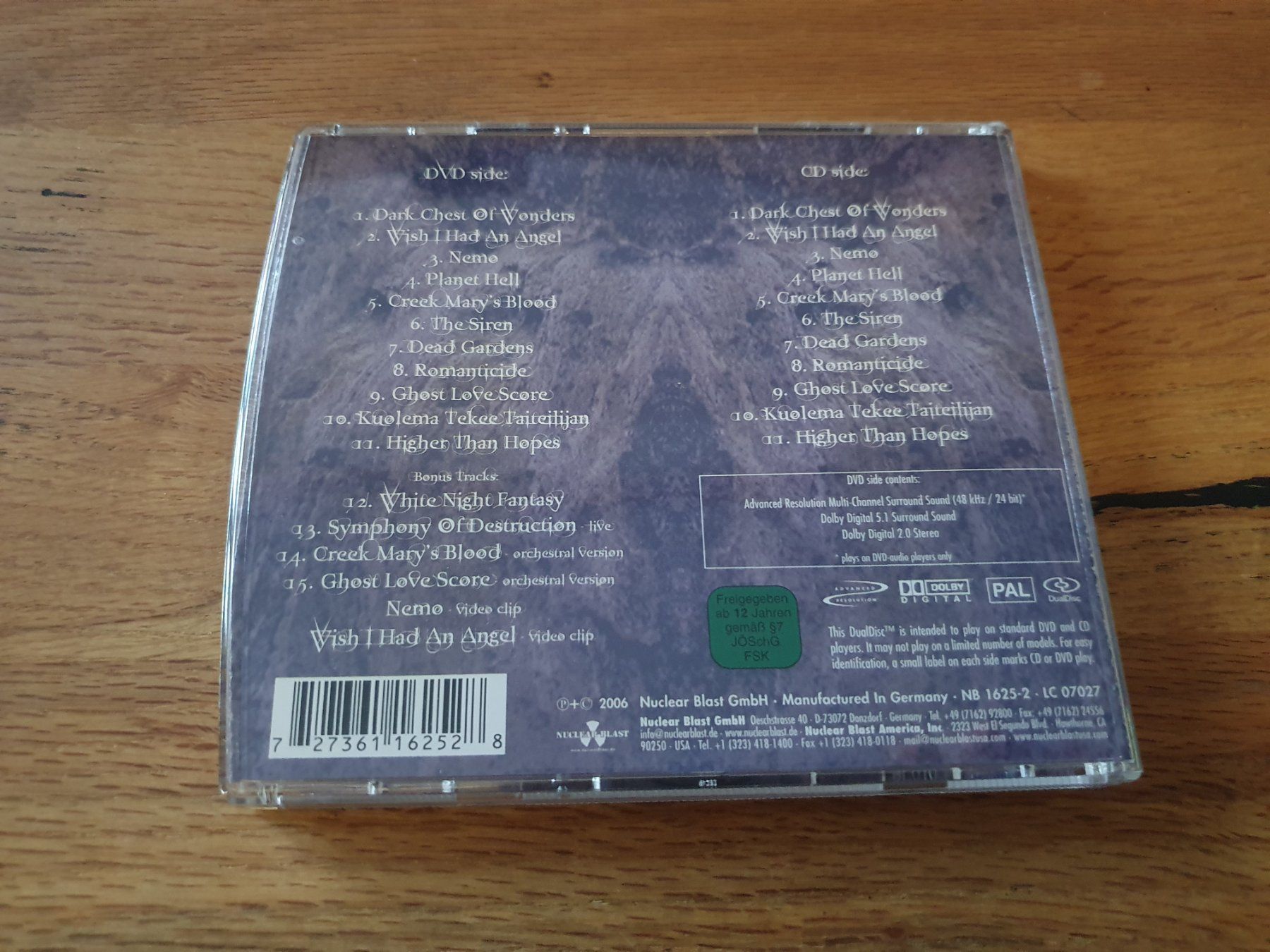 CDs: Nightwish - Once - DualDisc - CD & DVD – D'occasion à Auenstein par Trilos 2