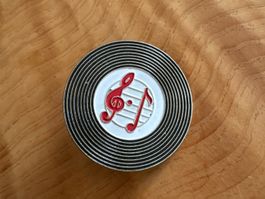 Vintage Vinyl Pins  / Pins vintage vinyle et notes musique