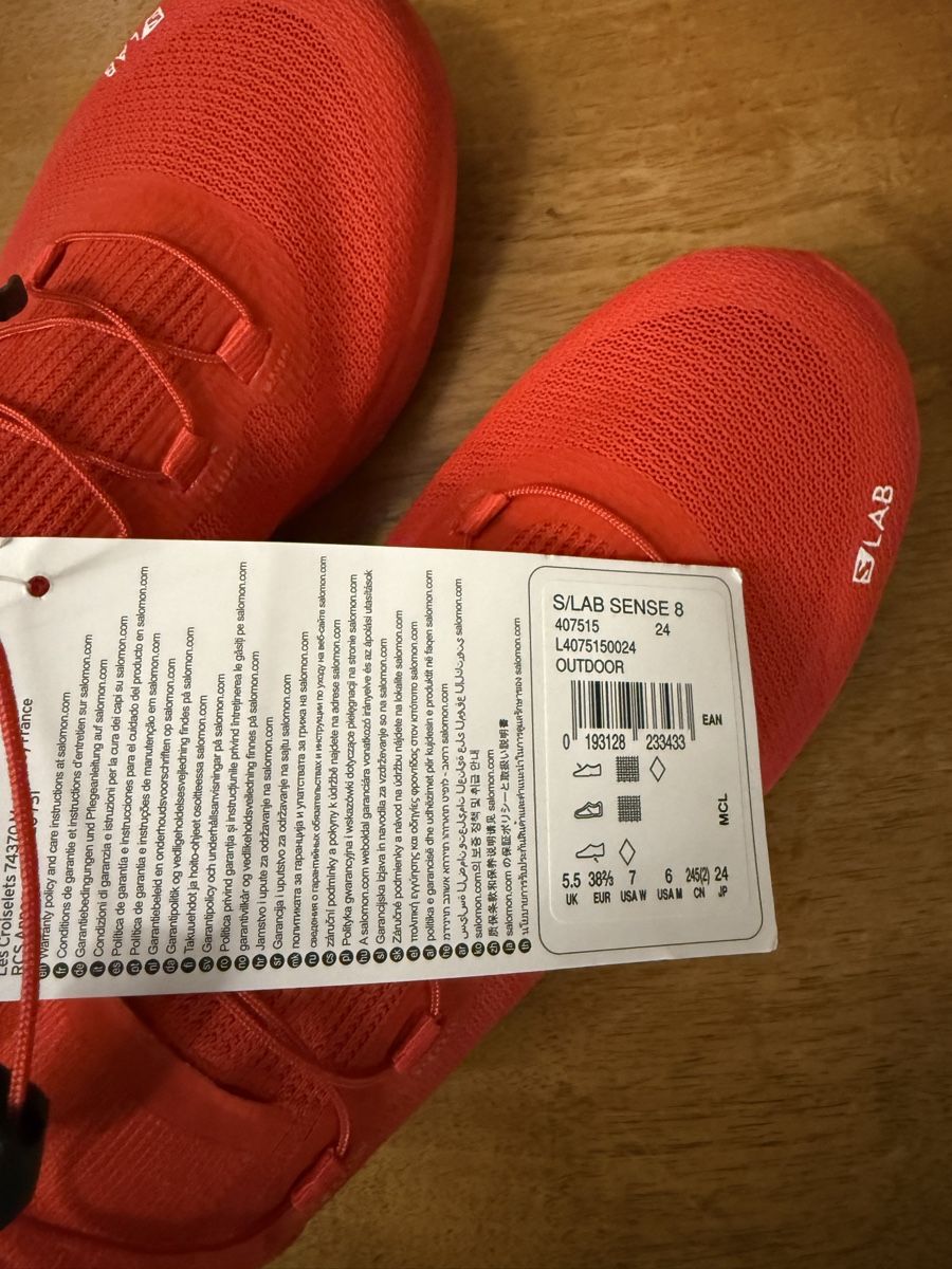 Salomon Scarpe da uomo: Salomon S/LAB Sense 8 Grösse 38 2/3 – Nuovo e nell'imballaggio originale da Oberwil-Lieli venduto da Claudine_1988 2