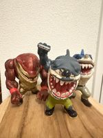 Ab 1chf 3x Street Sharks Figuren 90er Mattel Defekt vintage