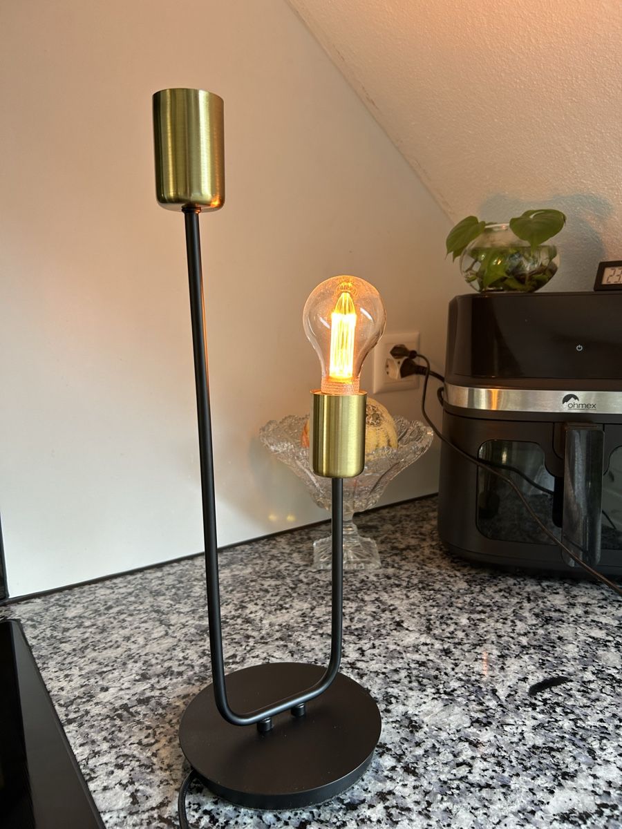 Lampen: Tischlampe mit Goldfassungen – Gebraucht aus Biberist von Blatter123456789 2
