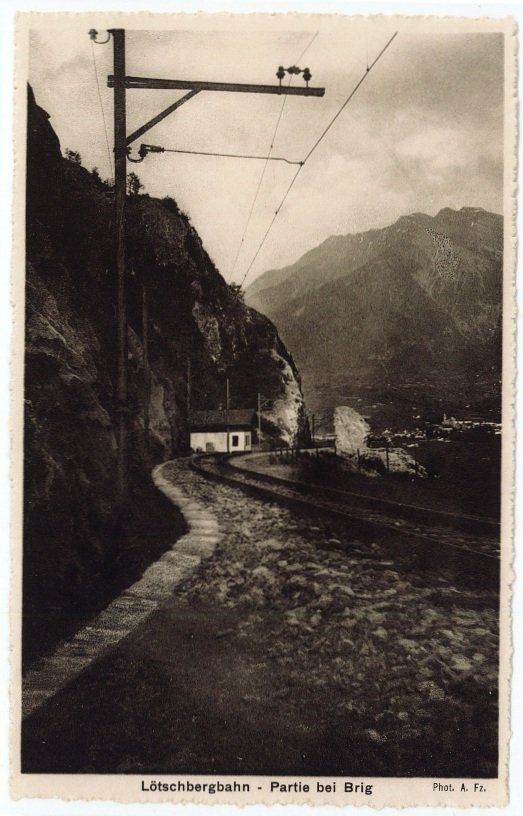 Cartes postales: E 50 LÖTSCHBERGBAHN PARTIE BEI BRIG – Neuf (Voir description) à Fribourg par philafri