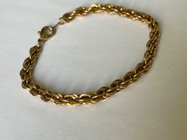 Vintage bracelet plaquer or