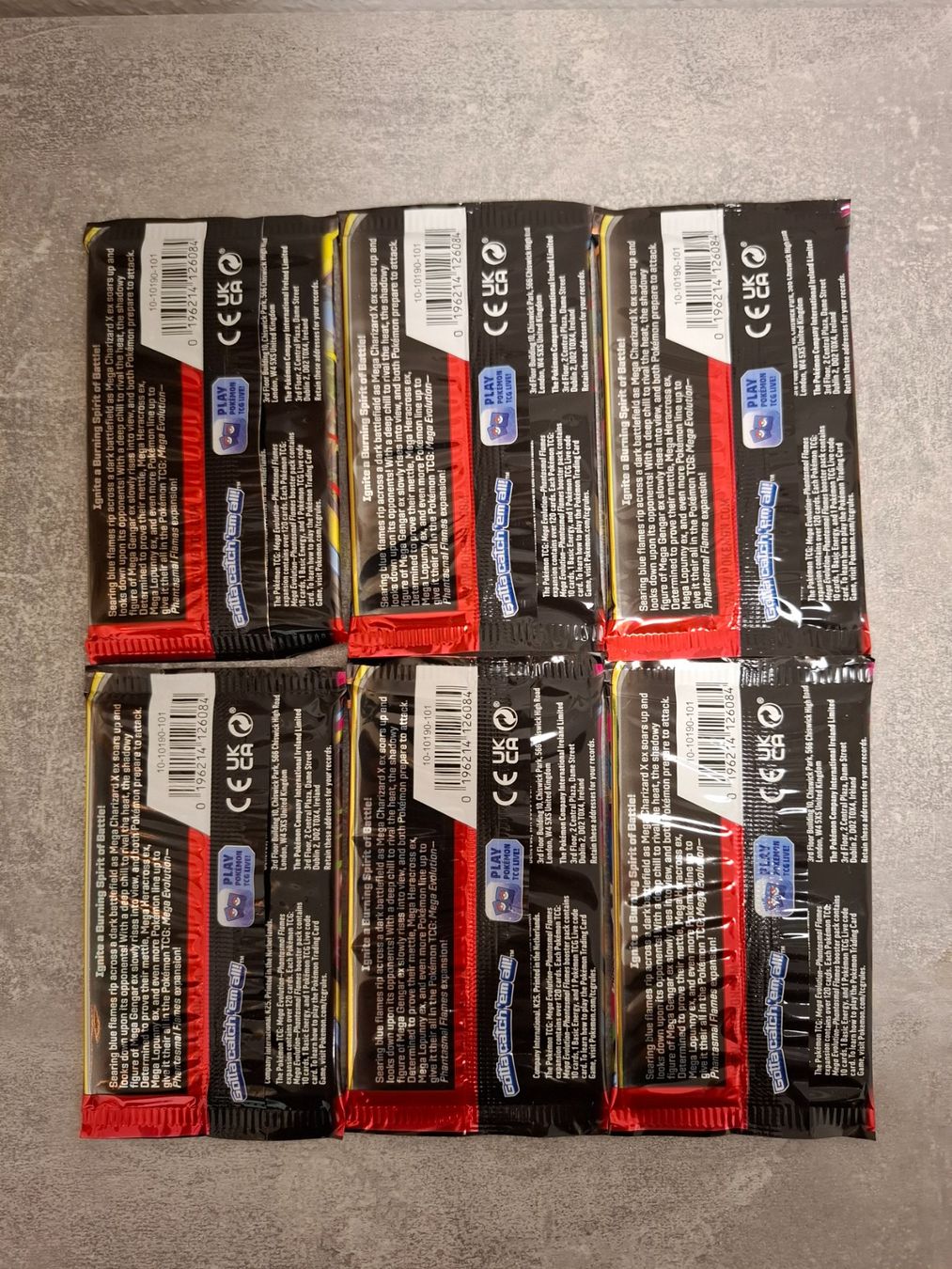 Pokémon Sammelbilder & Trading cards: 6x Phantasmal Flames Booster Pack aus (First Partner) – Neu und originalverpackt aus Winterthur von andrekeller95 1