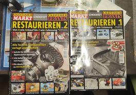 Oldtimer Markt Sonderhefte Restaurieren 1 und 2 Nr. 46 + 48