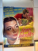 Filmplakat Lèvres Interdites  belgisches Plakat