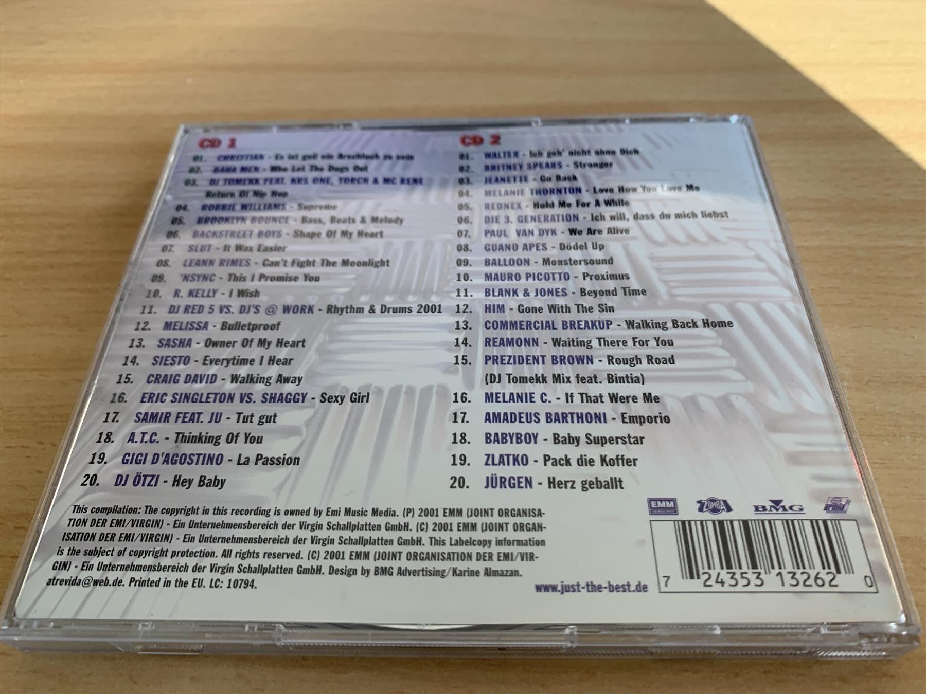 CD: Just The Best 1/2001 – Usato da Rikon im Tösstal venduto da Alpenmutz 1