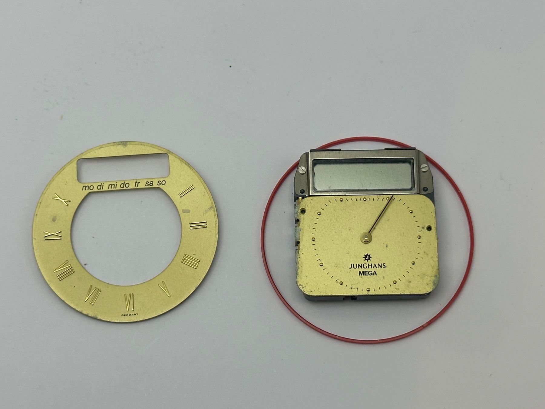 Junghans Orologi: Junghans Mega gold Quarz Werk – Usato da Brüttisellen venduto da AlphaOmega05 1