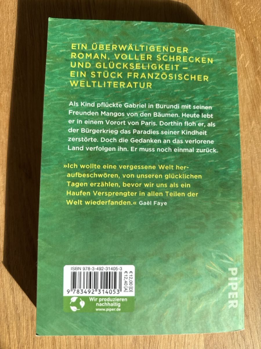 Bücher: Gaël Faye: Kleines Land – Gebraucht aus Gränichen von cat_lady 2