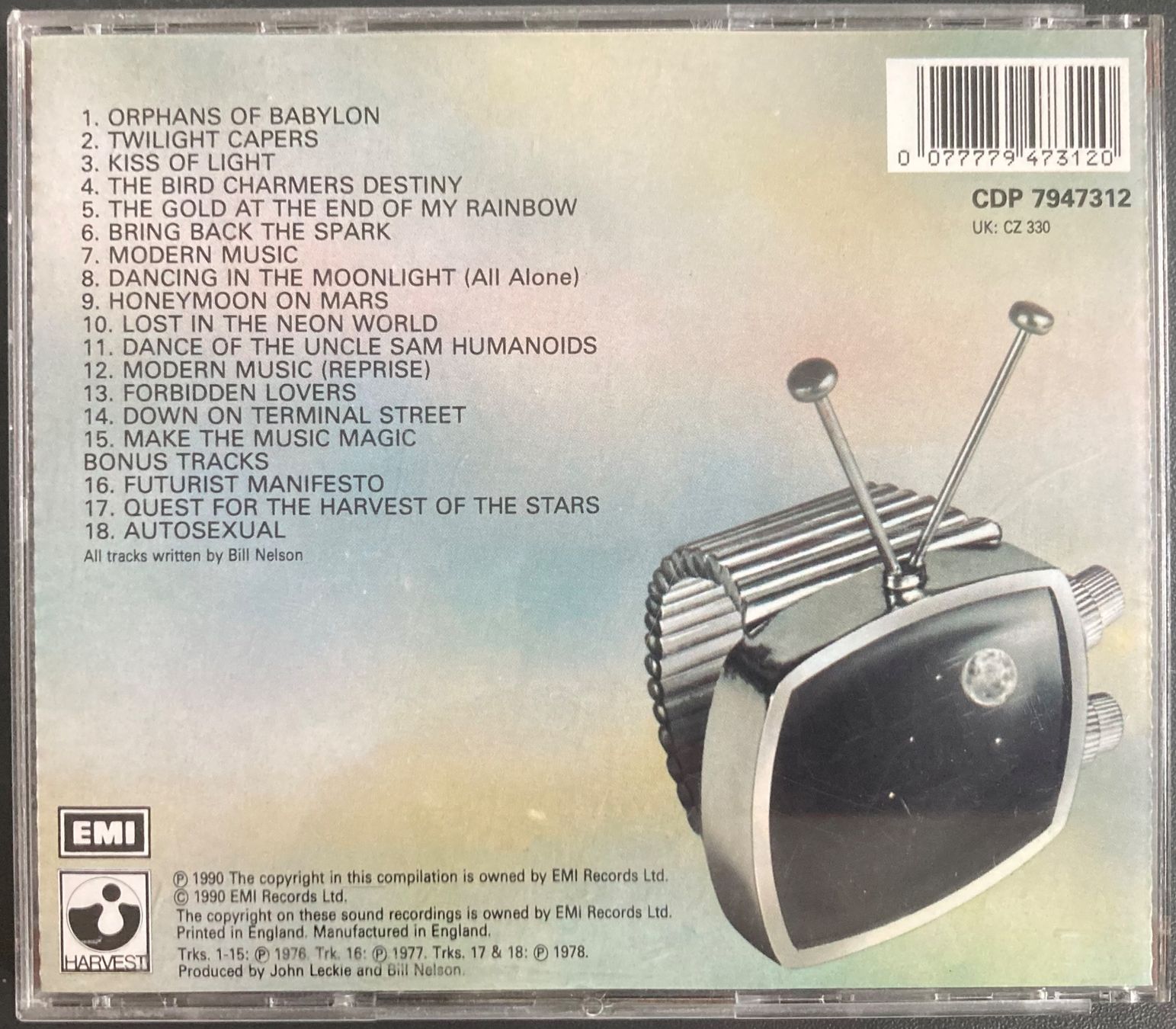 CD: BE-BOP DELUXE - MODERN MUSIC – Usato da Poliez-Pittet venduto da Newtown-Records 1
