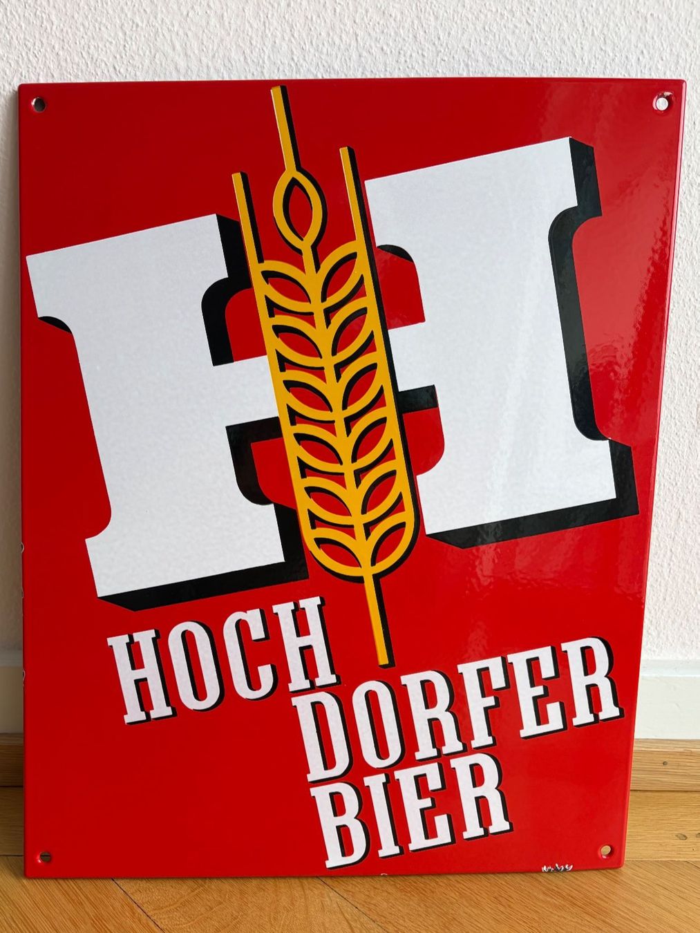 Ecriteaux: Hochdorfer Bier Emailschild – D'occasion à Zürich par Stuchi1 8