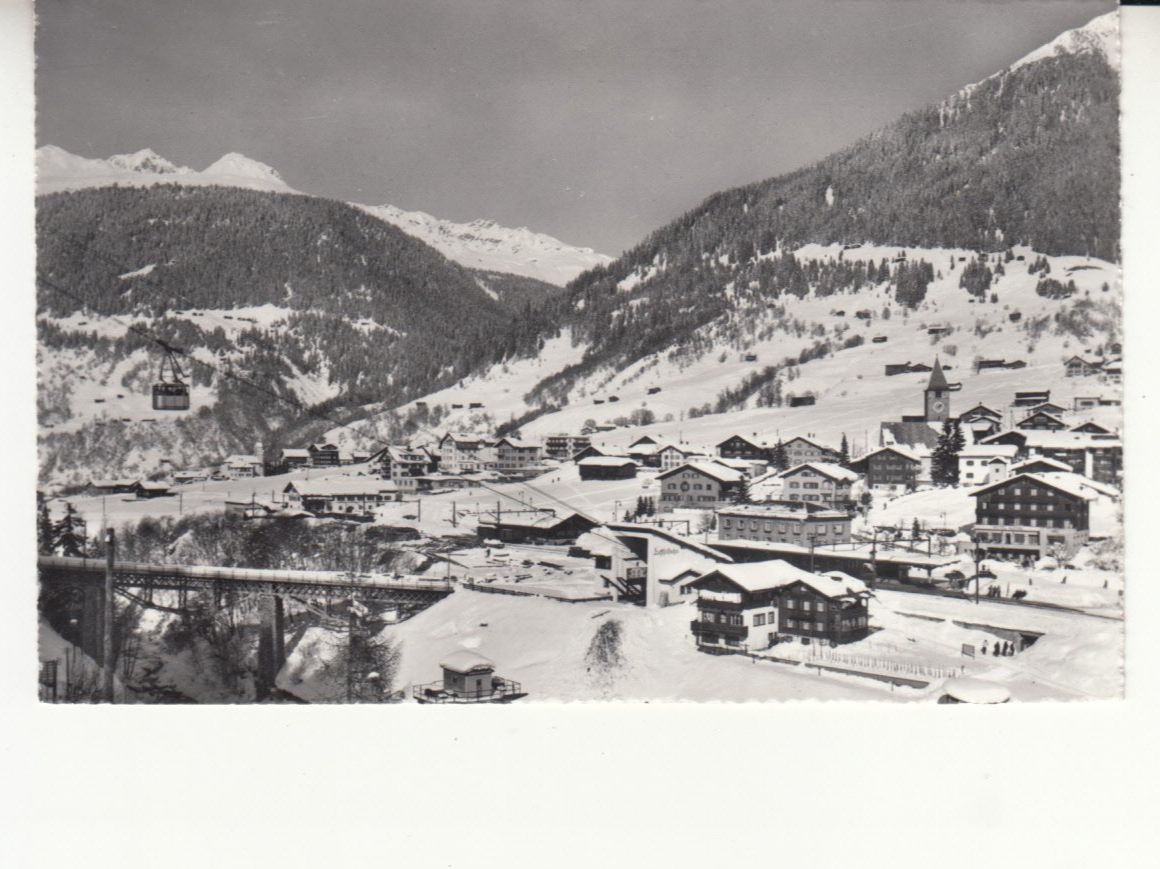 Cartoline postali: Klosters ca. 1950 – Usato da Bürglen TG venduto da StampGraf
