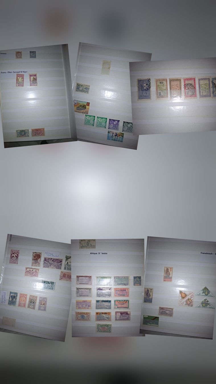 Tous les timbres: Sammlung Frankreich / Diverse Länder / Aufdrücke – D'occasion à Balgach par SIMEON27 7