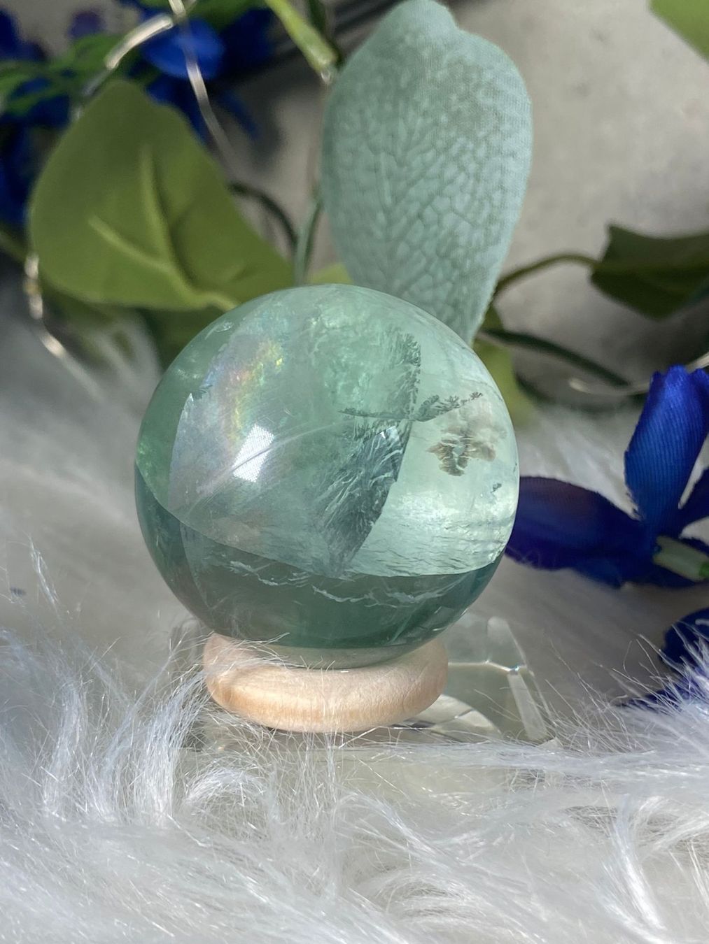 Minéraux & Lithothérapie: Fluoritkugel – D'occasion à Neuheim par m.hald 3