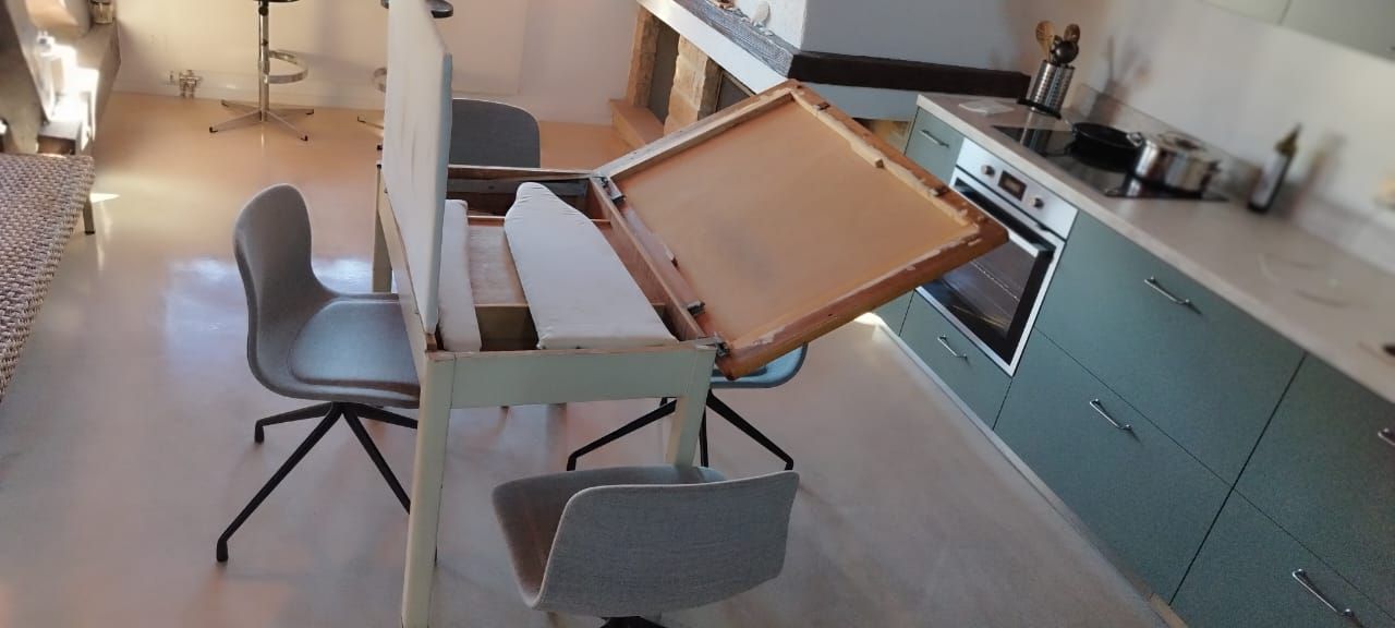 Tavoli: Ancienne table à manger et repasser – Usato da Genève venduto da ann_f58m 5