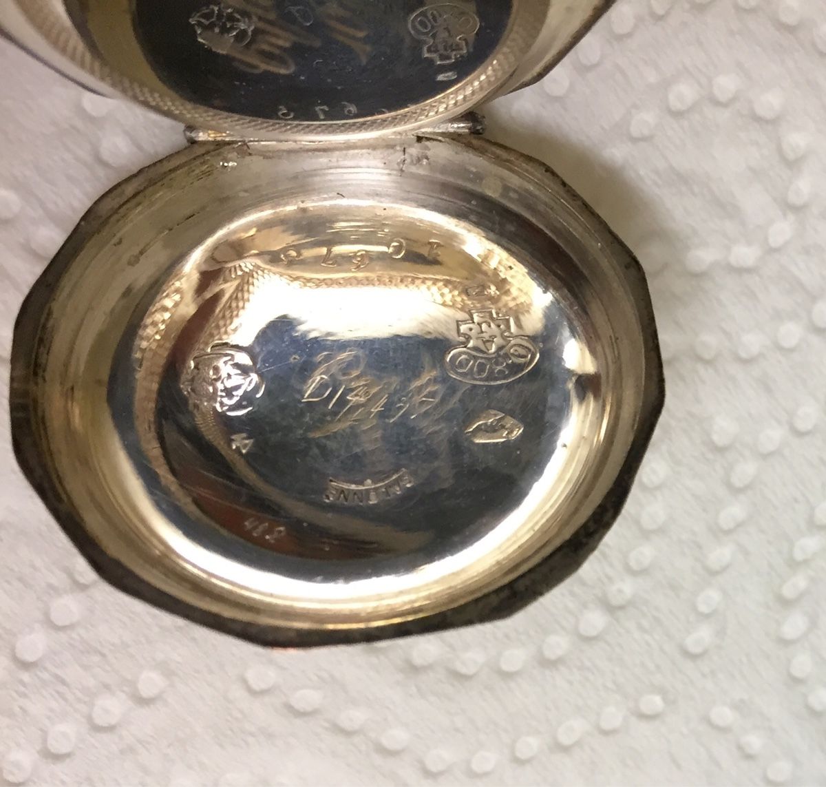 Orologi: Taschen/Sackuhr, 800 silber,  – Usato da Kappel SO venduto da Happyday125 2