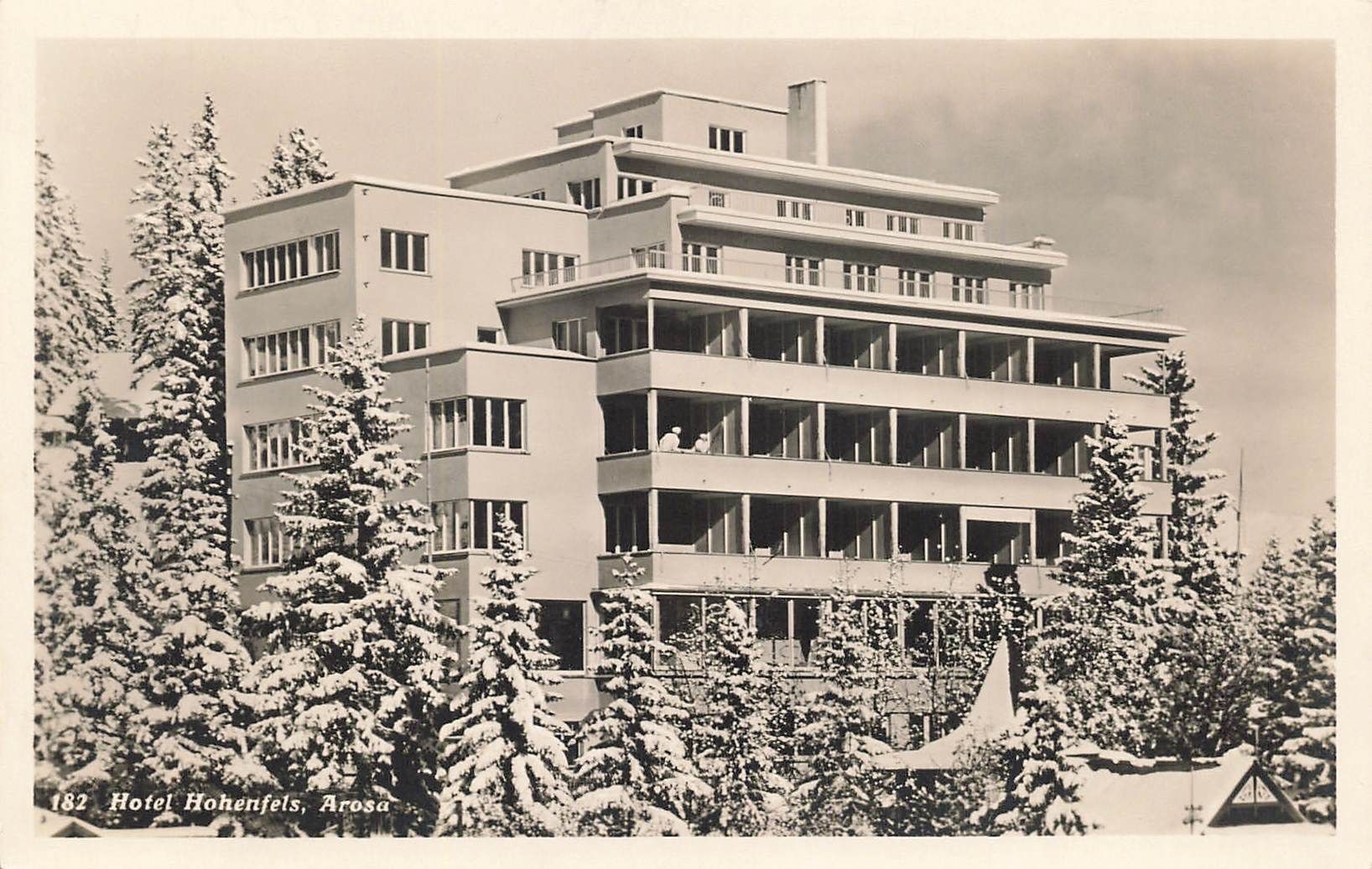 Cartoline postali: Hotel hohenfels arosa – Usato da Biasca venduto da Blenio71