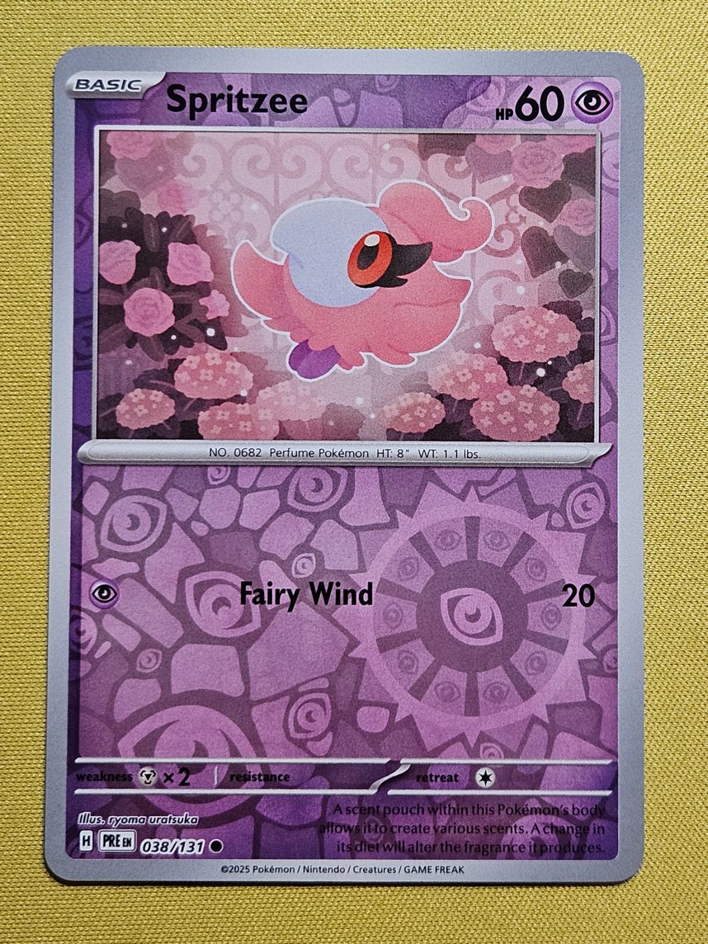 Pokémon Carte collezionabili: Prismatic Evolutions - Spritzee 038/131 EN – Usato da Bellinzona venduto da Pokemarco