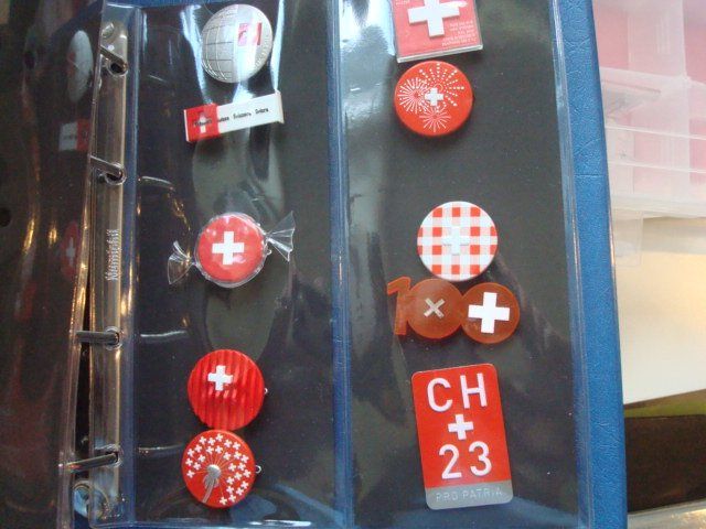 Placchette & Badge: Abzeichen 1. August ganze Sammlung 1923 bis 2025 – Usato da Riehen venduto da Baerewaegli 7