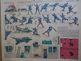 Modellbaubogen. La maison du passeur. 1. Weltkrieg.