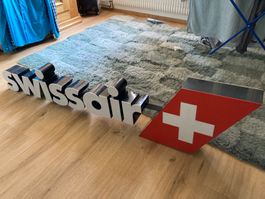 Einzigartige Swissair Leuchtreklame / Neonreklame