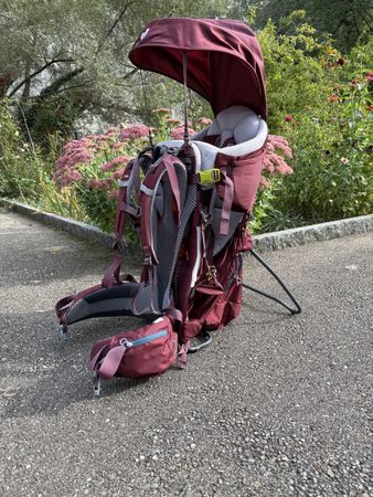 Deuter Kindertrage Kid Comfort rot  guter Zustand