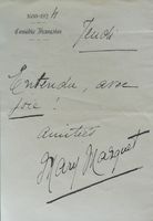 Mary Marquet (1895-1979) Schauspielerin - Autogramm