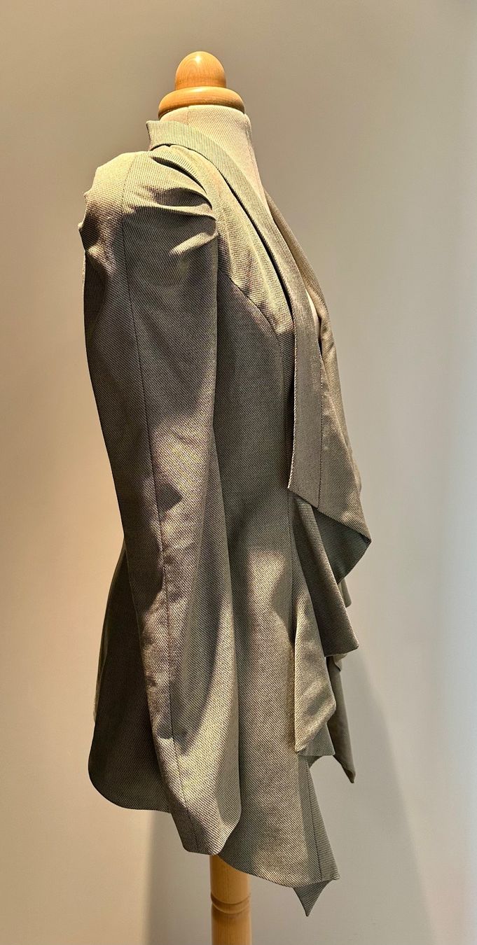 Asos Giacche: ASOS Grey Waterfall Blazer UK 8 EUR 36 – Nuovo (secondo la descrizione) da Trin venduto da kat_pmj8 3